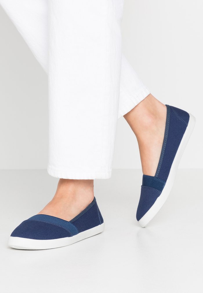 Slip ons Anna Field Plates Slip on Bleu Foncé Femme | LSB-5017379